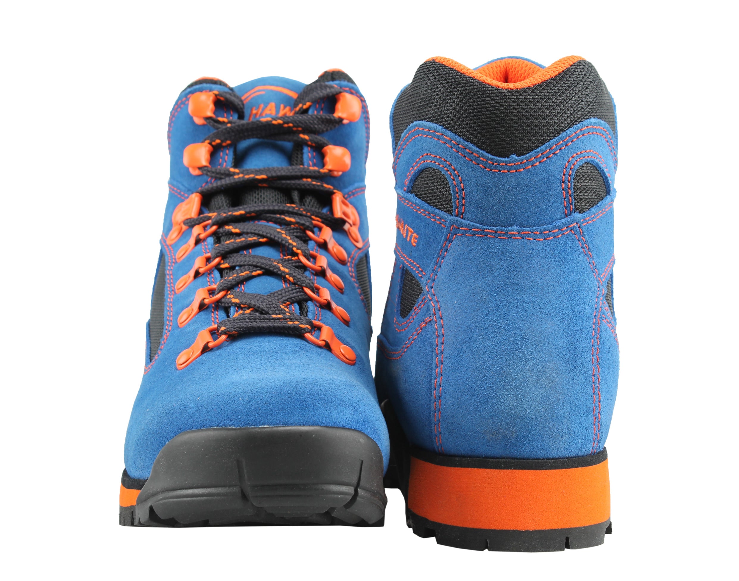 Dolomite Mens HAWK PRO Casual Travel Work Black Blue Leather Nubuk Boots