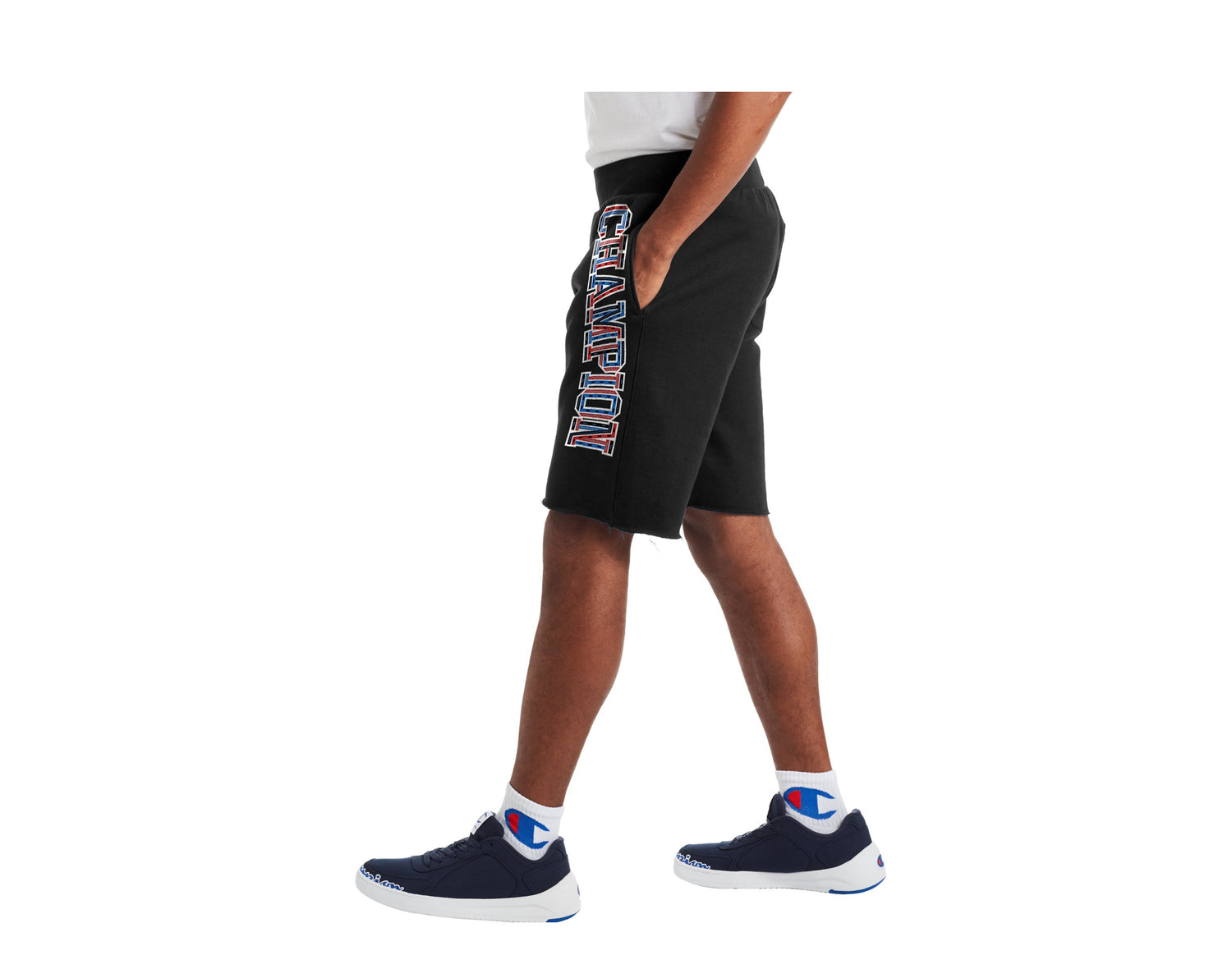 Champion C-Life 10 Inch Reverse Weave Cut Off 3-D Logo Men's Shorts