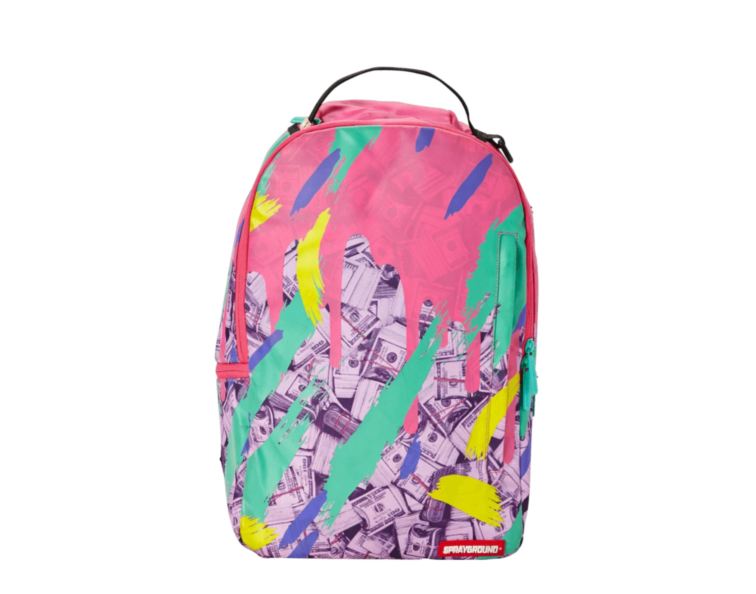 Sprayground Money Pink Camo Drip Backpack