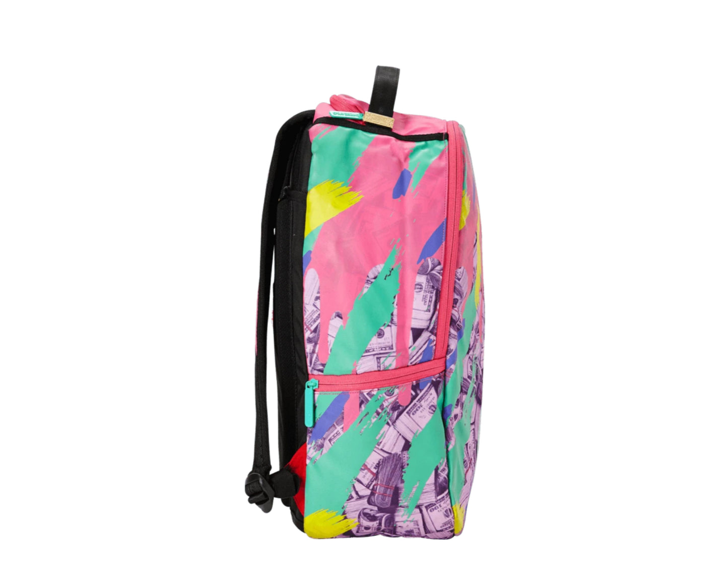 Sprayground Money Pink Camo Drip Backpack