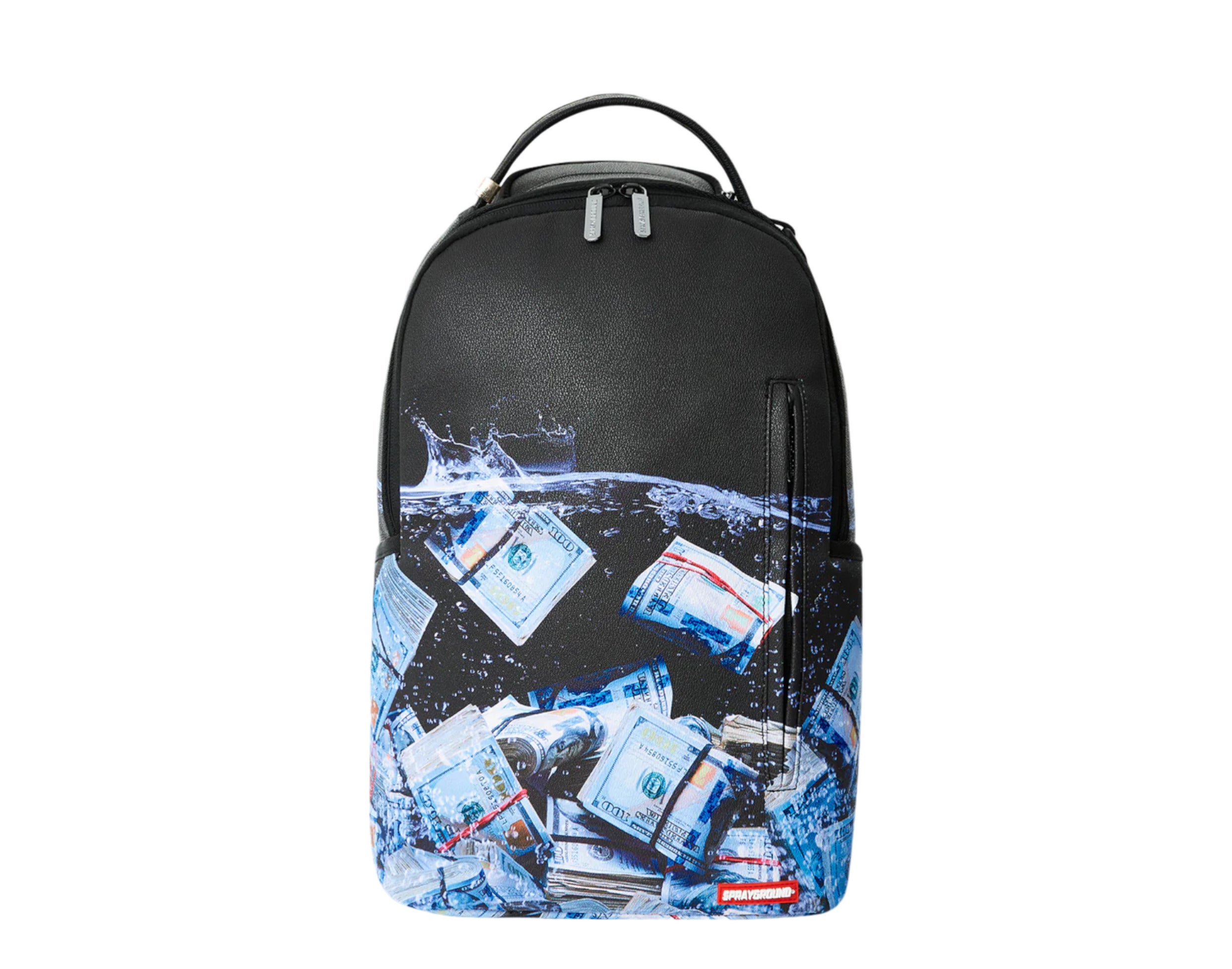 SPRAYGROUND: backpack in vegan leather with thunder sharks print