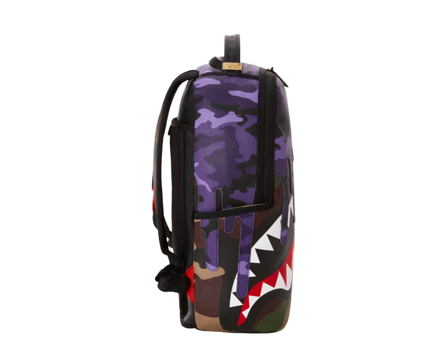 Sprayground XTC Purple Camp Drip Sharkmouth Backpack