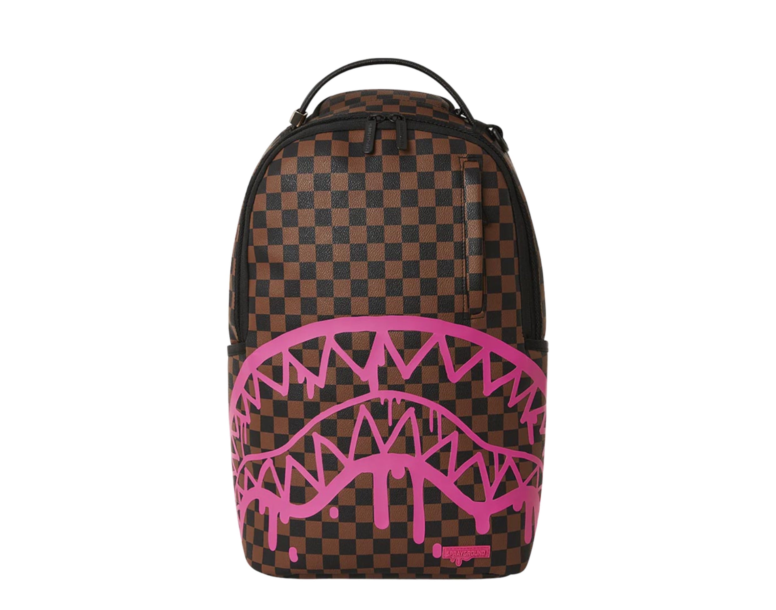 Sprayground Sharkmouth Pink Drips DLX Backpack