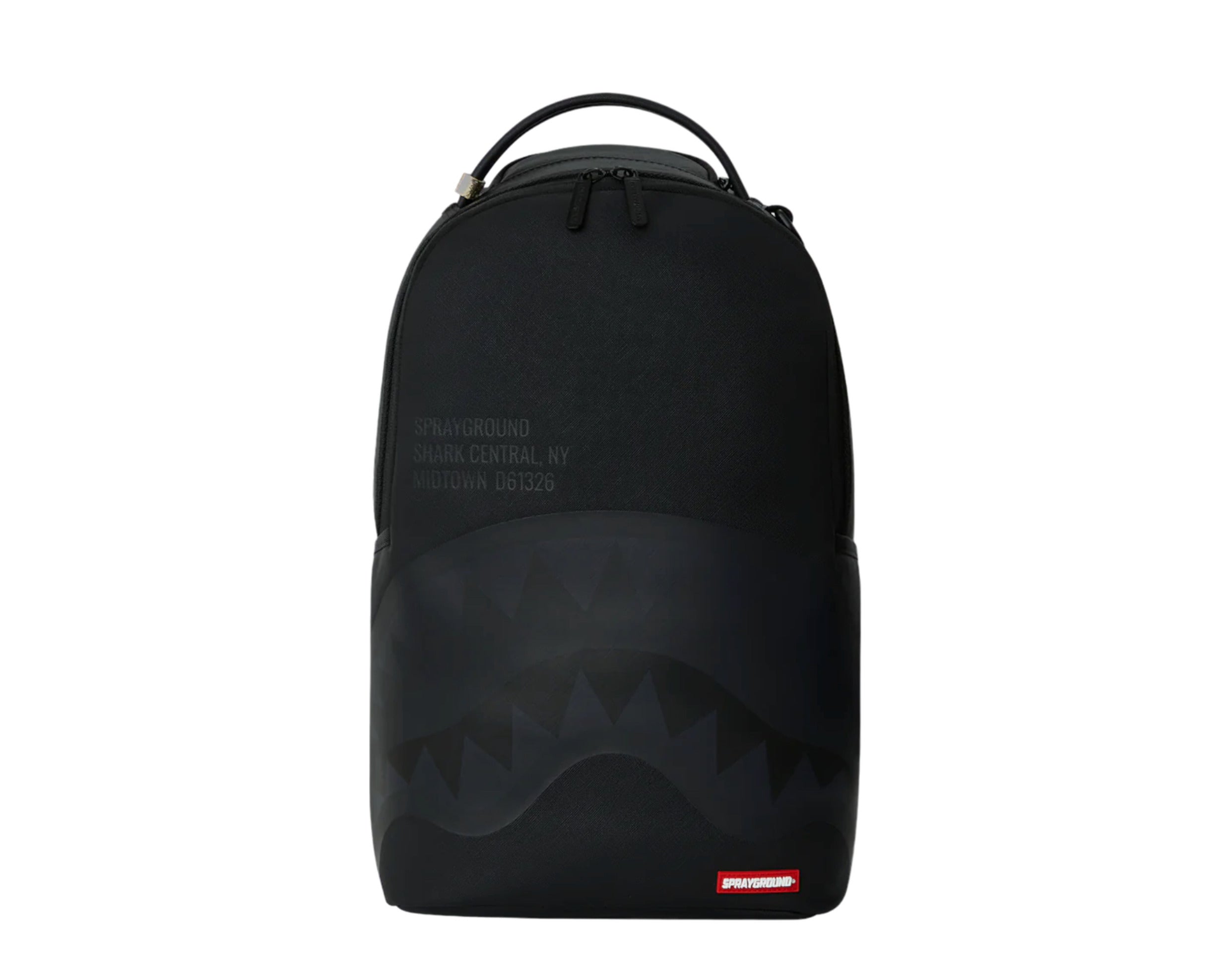 Sprayground Shark Central 2.0 (BLK On BLK) Backpack