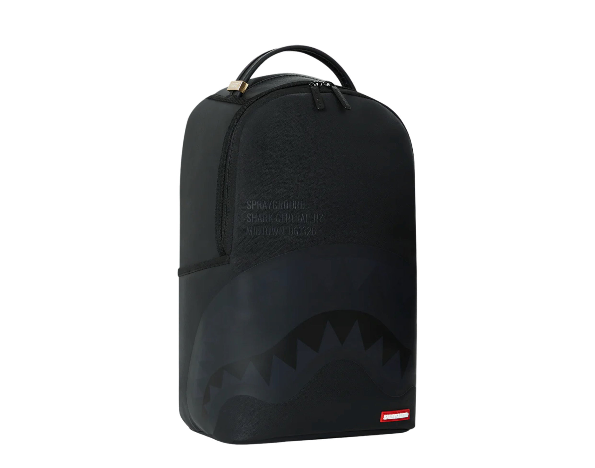 Sprayground Shark Central 2.0 (BLK On BLK) Backpack