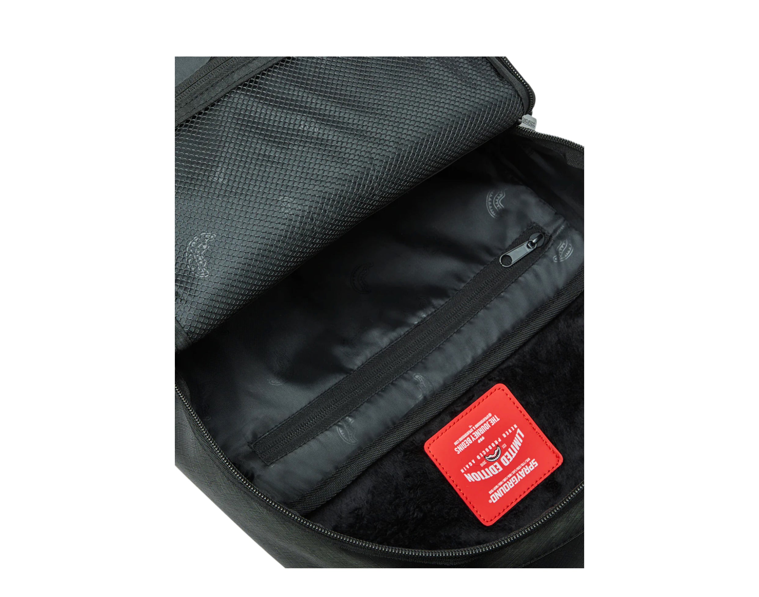 Sprayground Shark Central 2.0 (BLK On BLK) Backpack