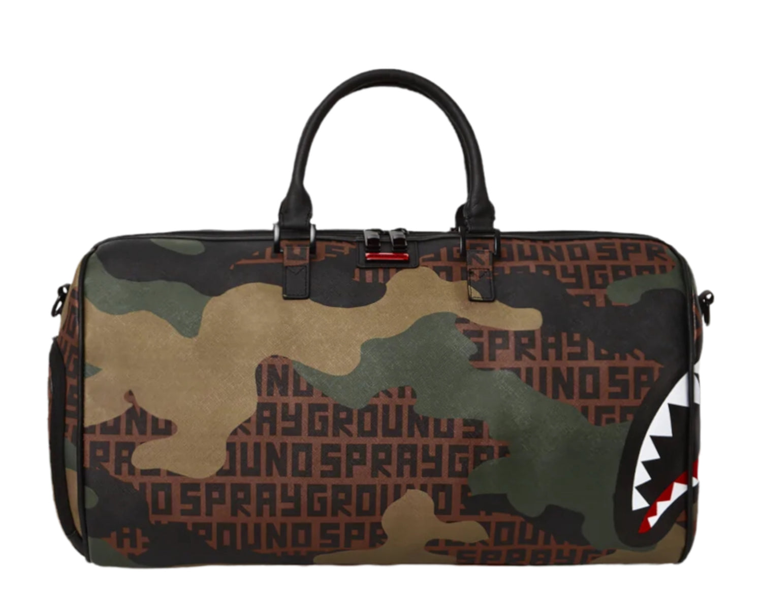 Sprayground Camo Infiniti Shark Duffle Bag