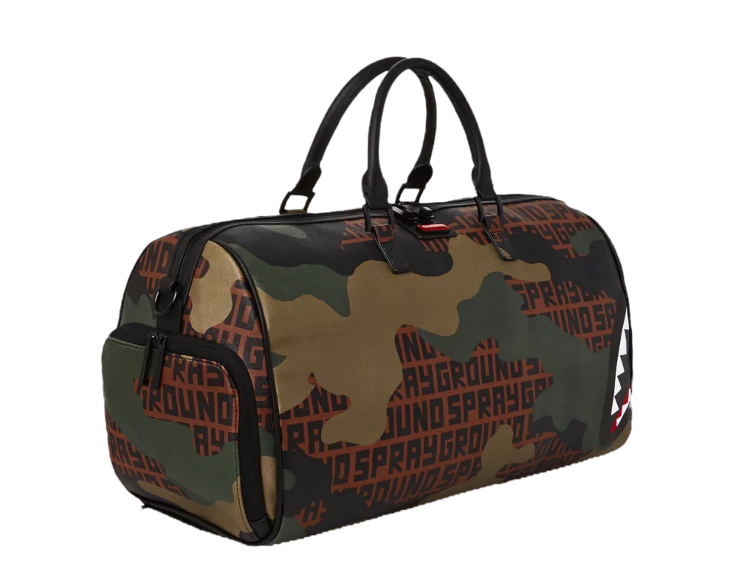Sprayground Camo Infiniti Shark Duffle Bag NYCMode
