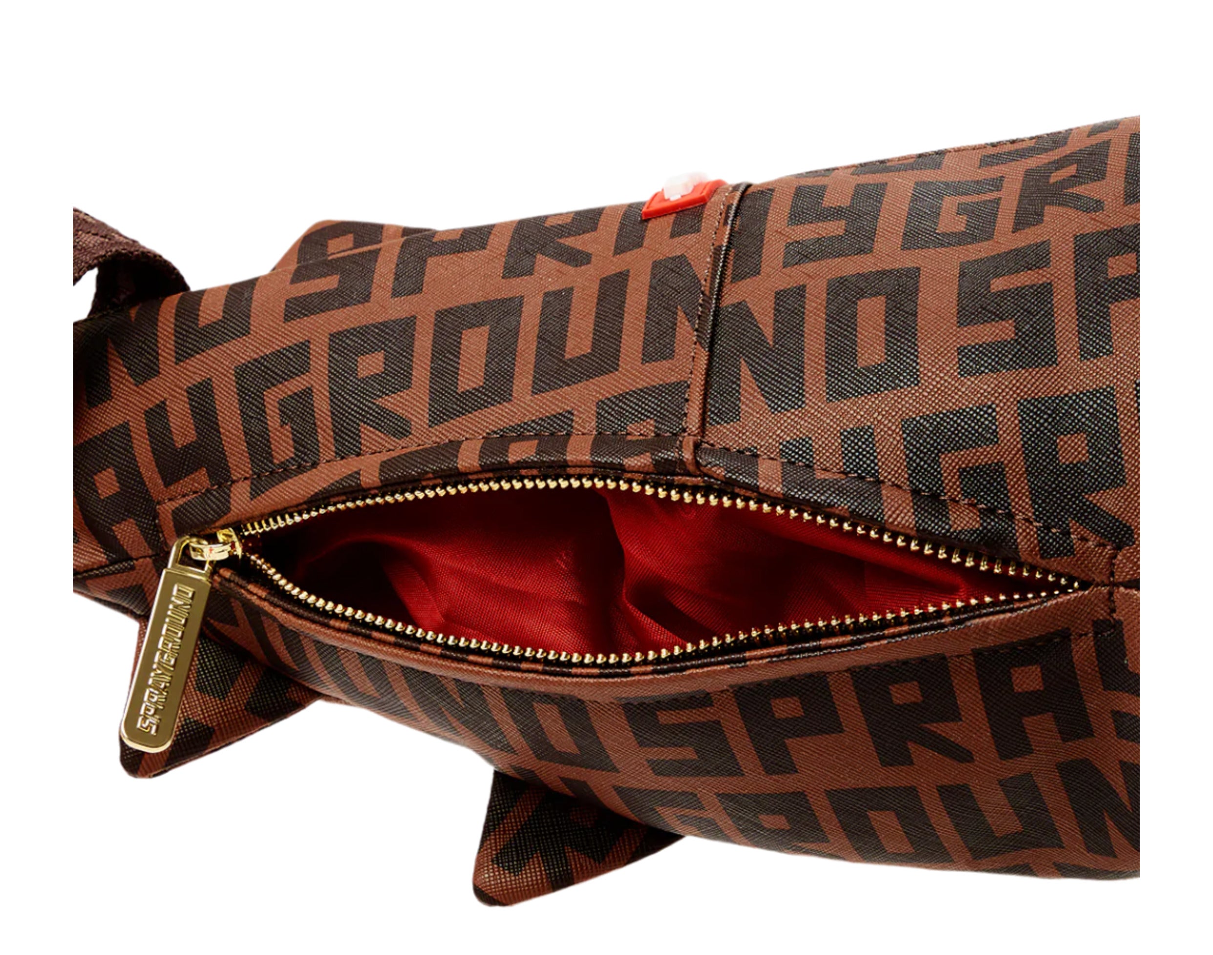 SPRAYGROUND: INFINITI CHECK SHARK DUFFLE BAG