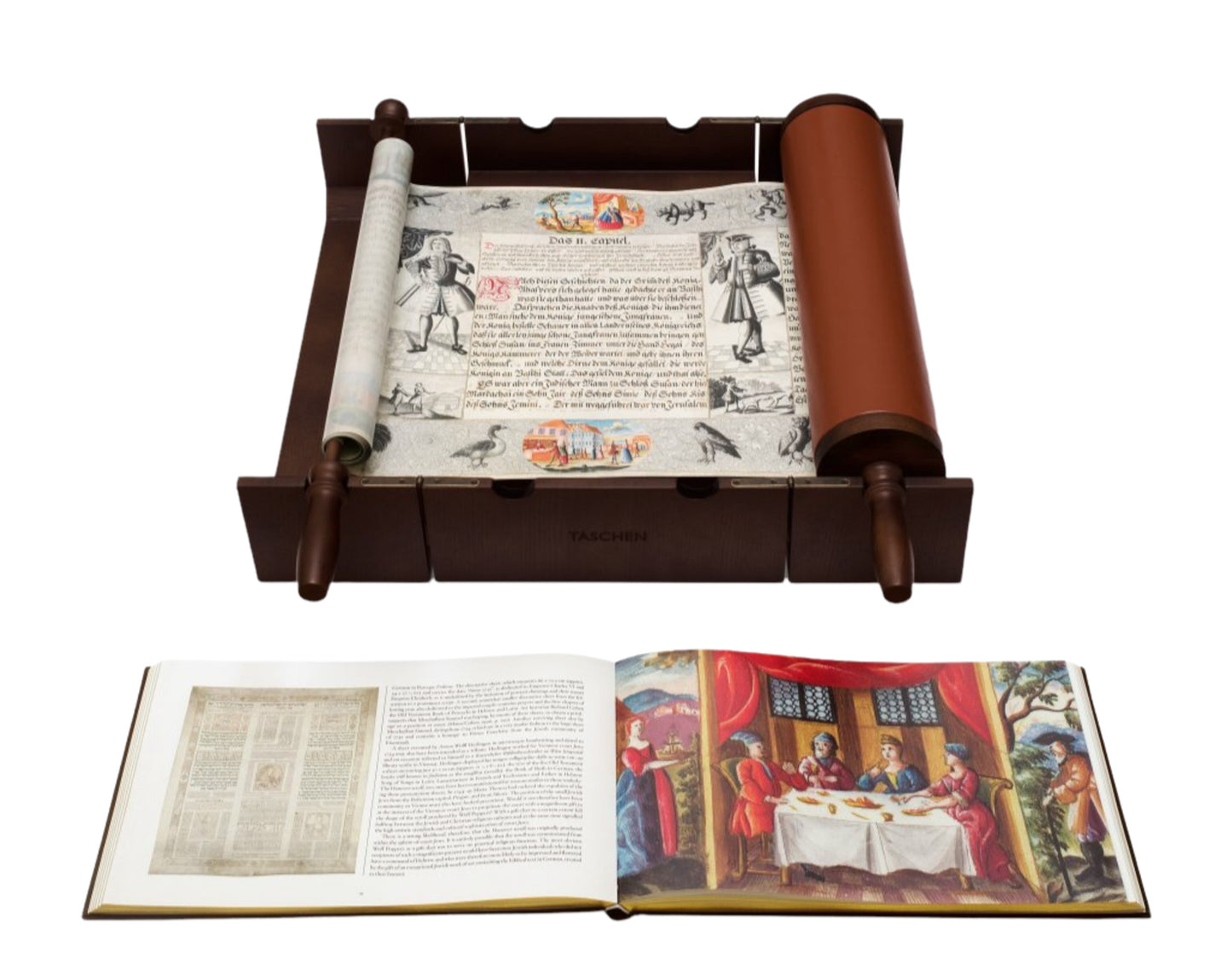 Taschen Books - The Esther Scroll Manuscript In Wooden Display