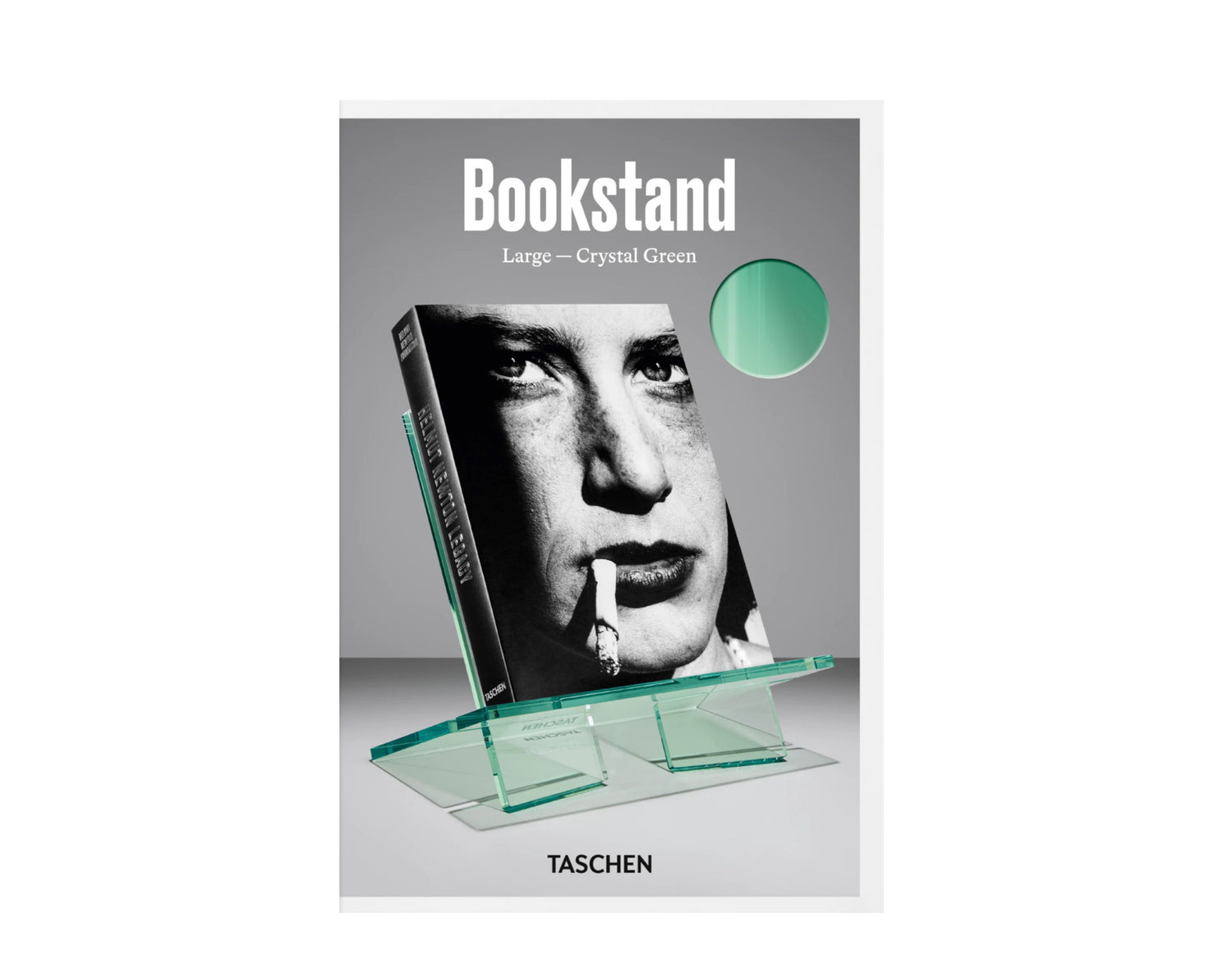 Taschen Books - Bookstand. Large. Crystal Green - Display Holder