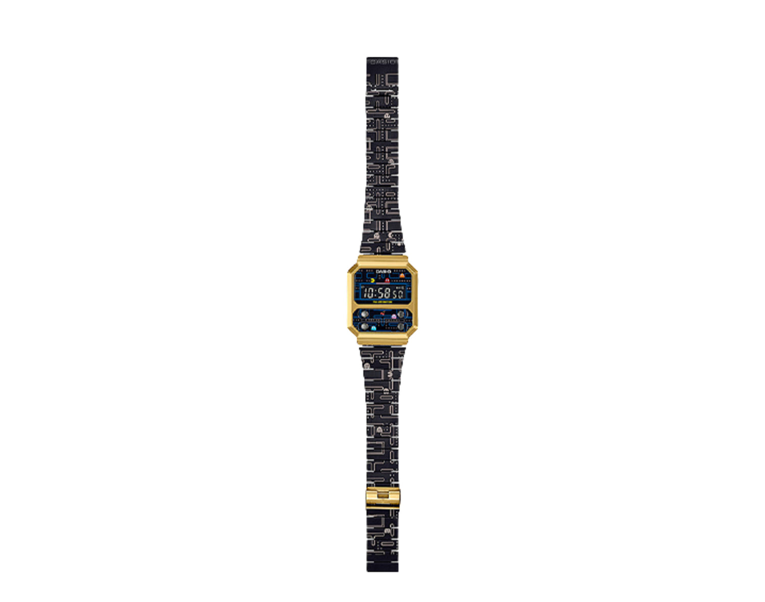 Casio Vintage A100WEPC PAC-MAN Digital Metal Watch