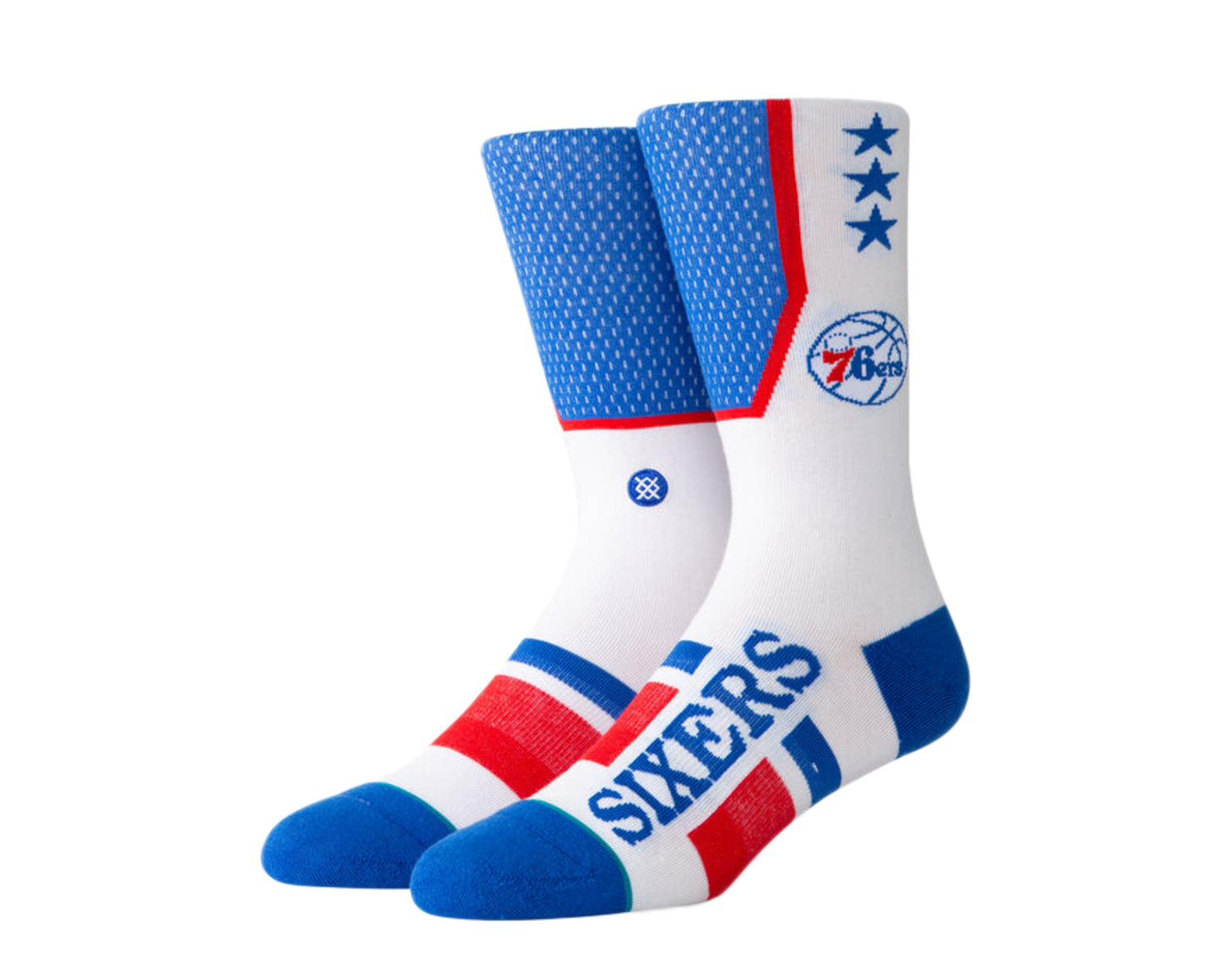 Stance Casual NBA 76ers Shortcut 2 Crew Socks