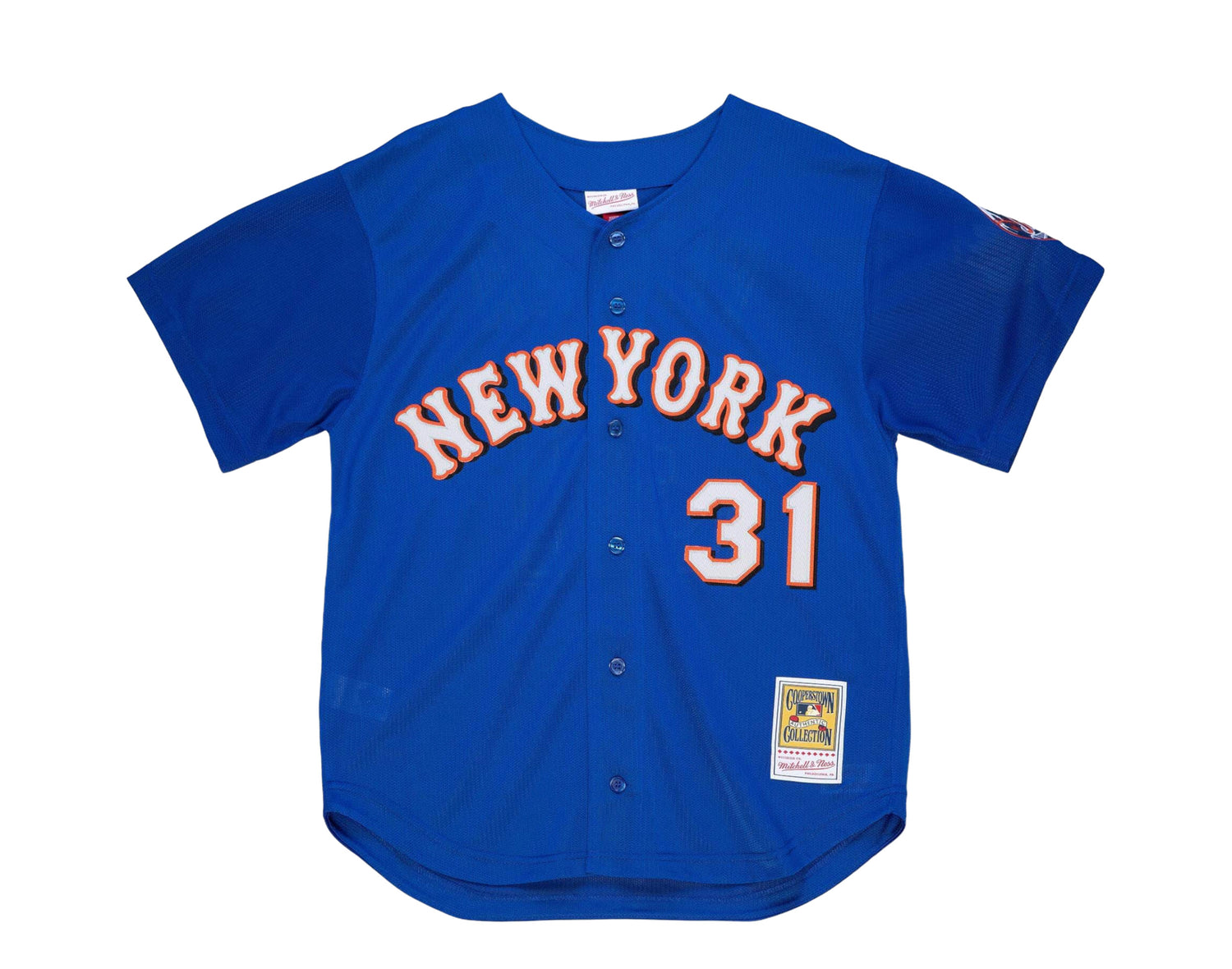 Mitchell & Ness Authentic Mike Piazza New York Mets 1999 Button Front Jersey