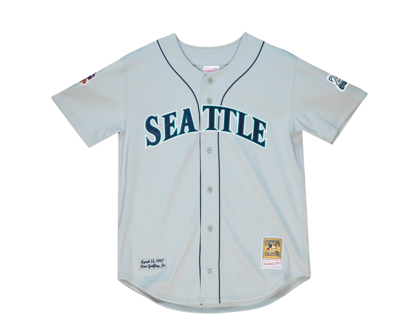Mitchell & Ness Authentic Seattle Mariners 1997 Ken Griffey Jr. Home Jersey