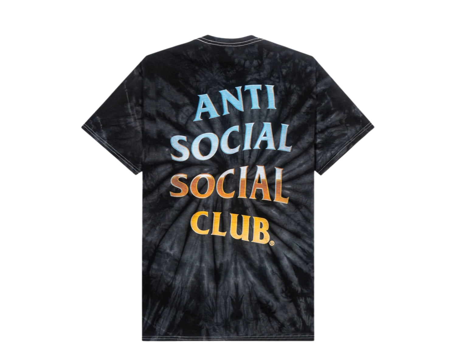 Anti Social Social Club Thermal Internal Black Tie Dye Tee