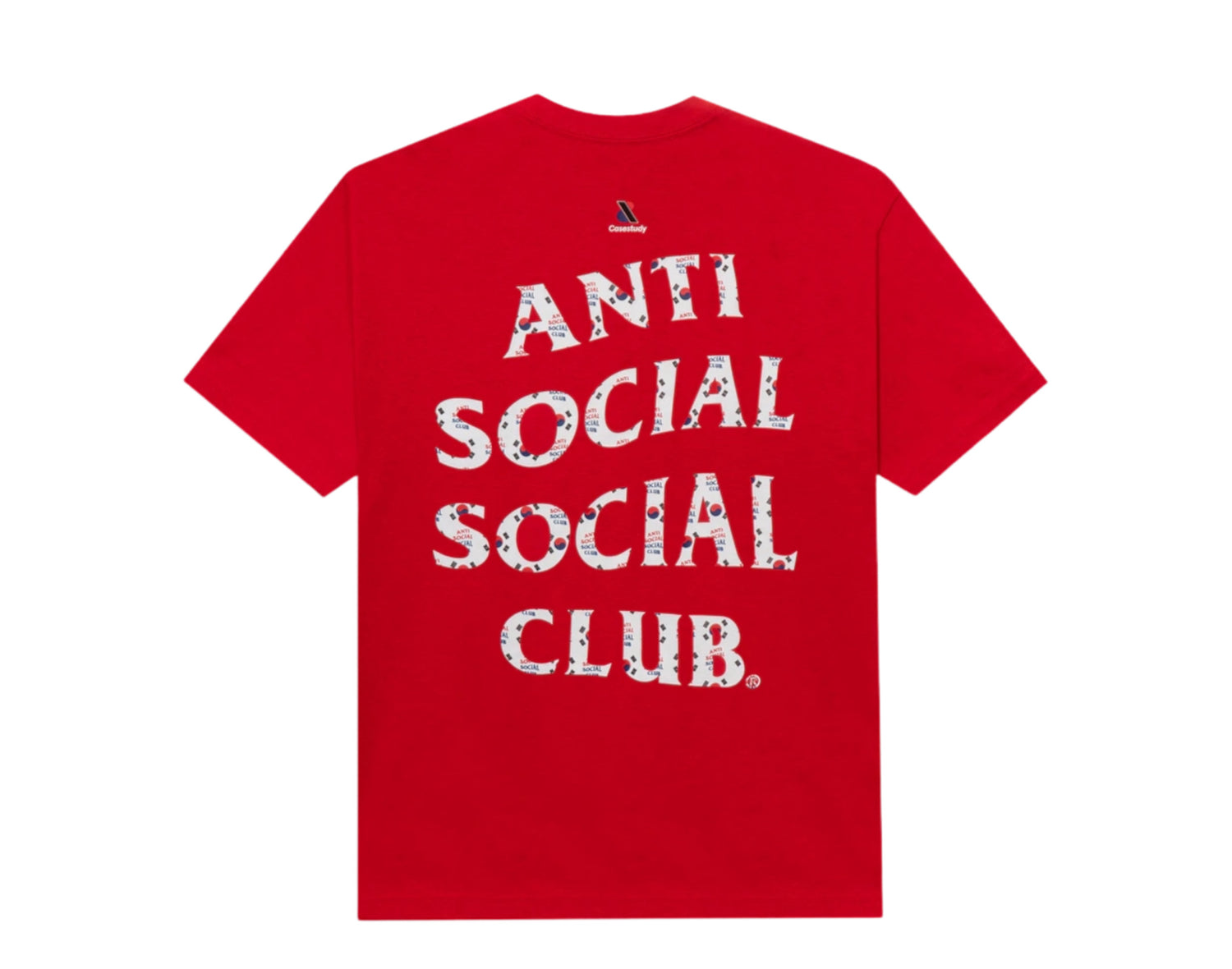 Anti Social Social Club ASSC x Case Study Flag Red Tee