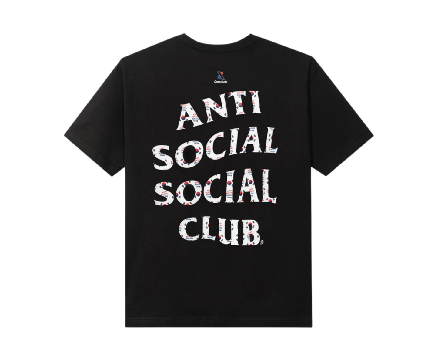 Anti Social Social Club ASSC x Case Study Flag Black Tee
