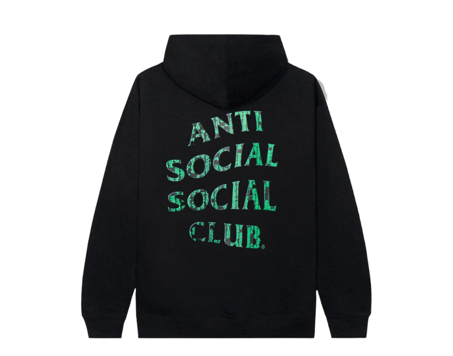 Anti Social Social Club Glitch Black Hoodie