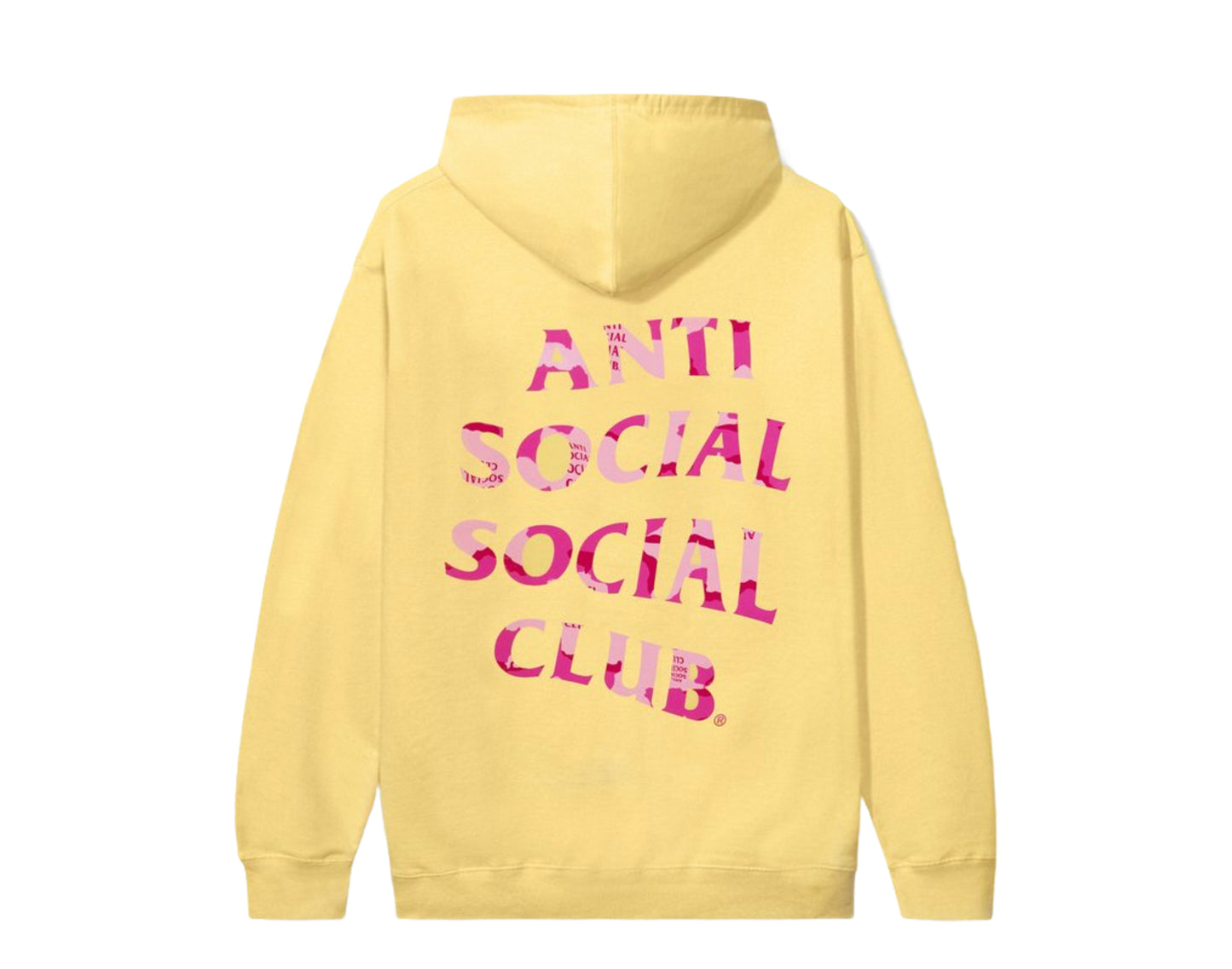 Anti Social Social Club Plain Sight Yellow Hoodie