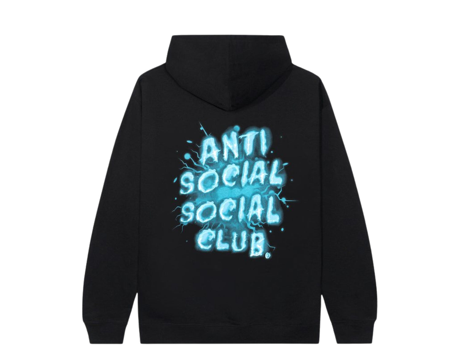 Anti Social Social Club I SEE Blue Splash Black Hoodie