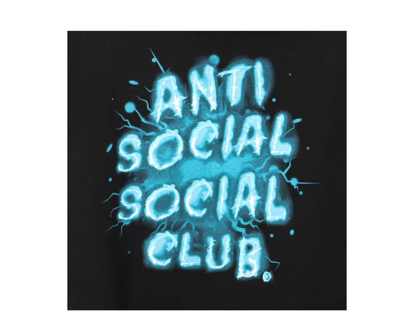 Anti Social Social Club I SEE Blue Splash Black Hoodie