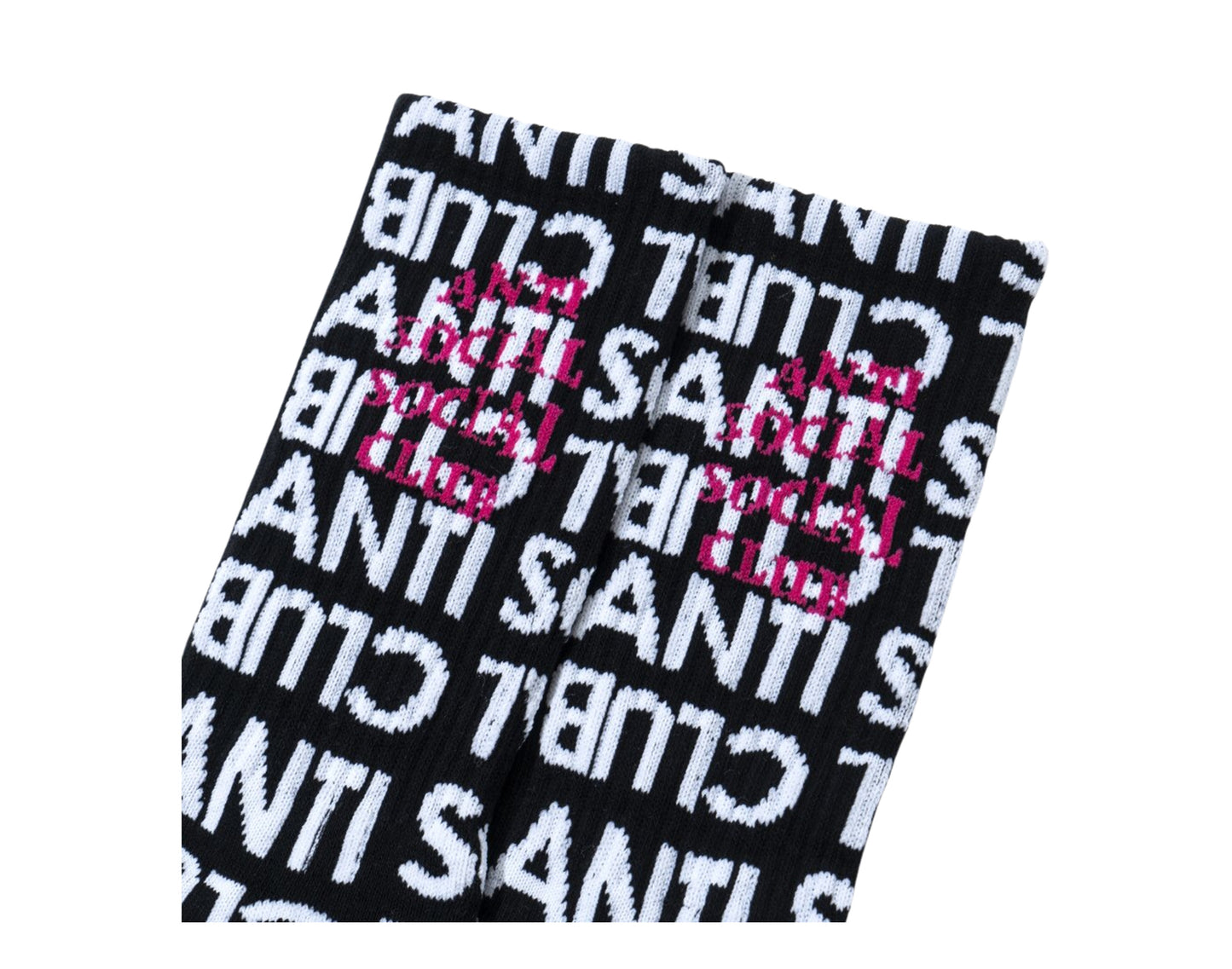 Anti Social Social Club Rich Italian Black Socks