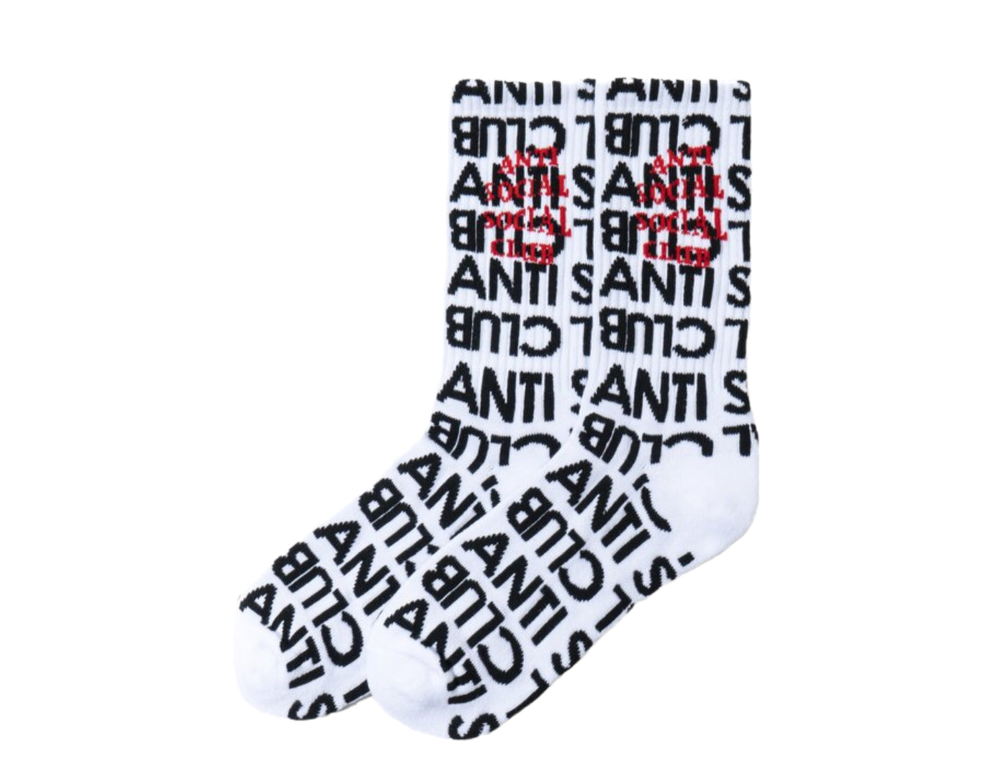 Anti Social Social Club Rich Italian White Socks