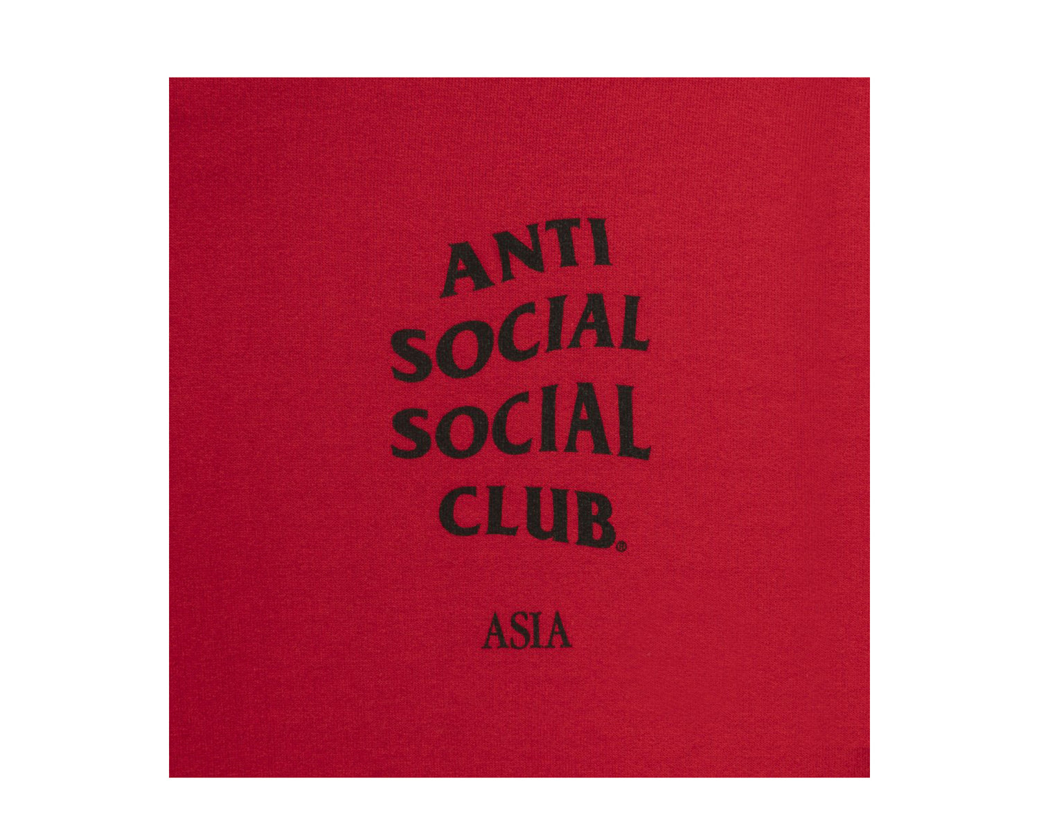 Anti Social Social Club Asia Red Hoodie