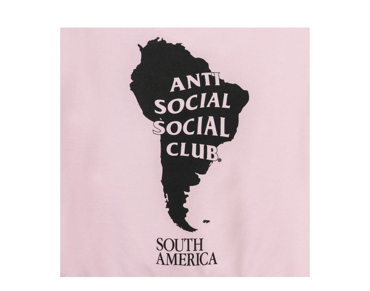 Anti Social Social Club South America Pink Hoodie