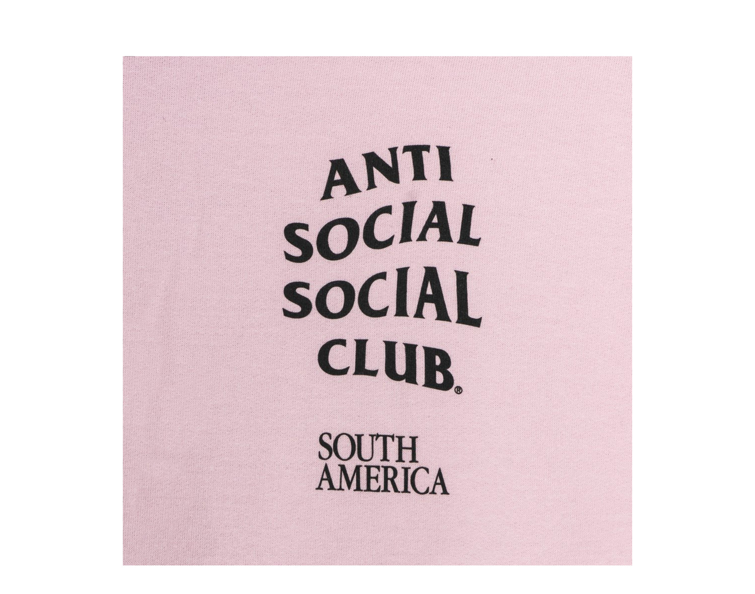 Anti Social Social Club South America Pink Hoodie