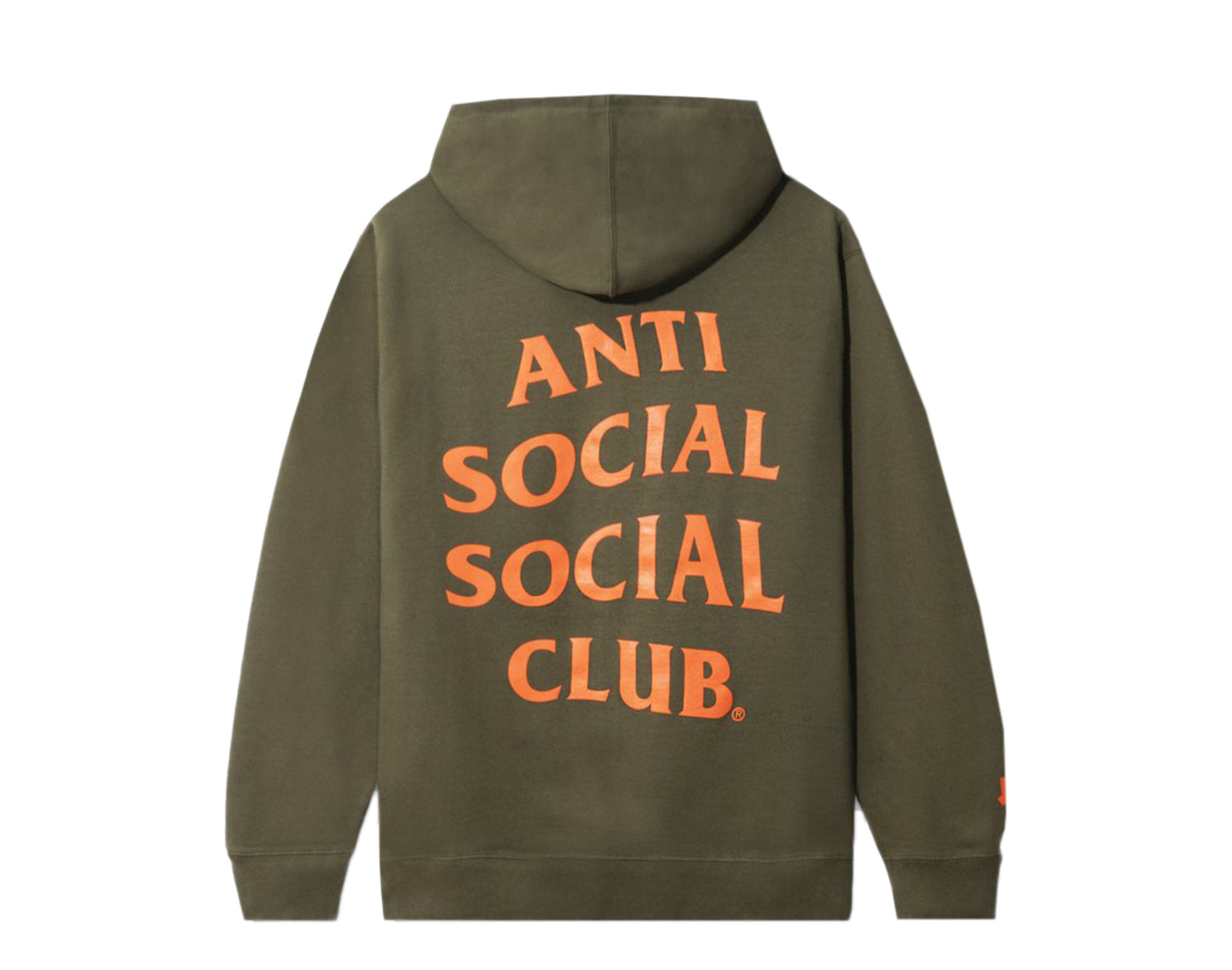 Anti Social Social Club X Undefeated Paranoid Olive Hoodie