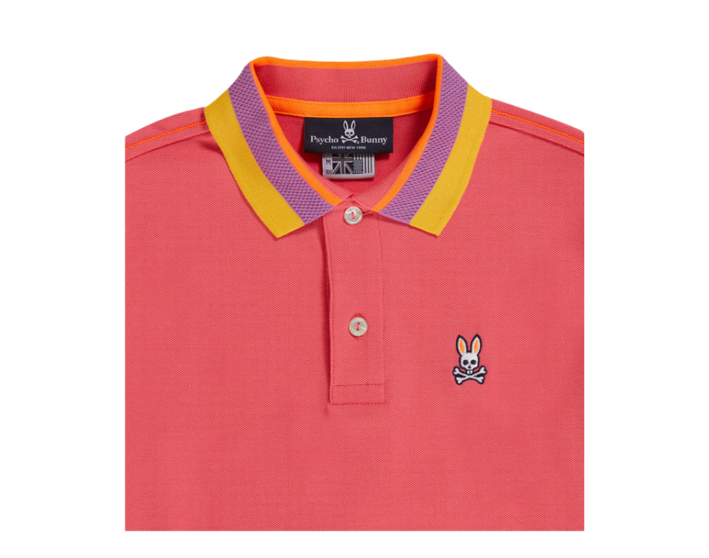 Psycho Bunny Oliver Neon Tipped Polo Kids' Shirt