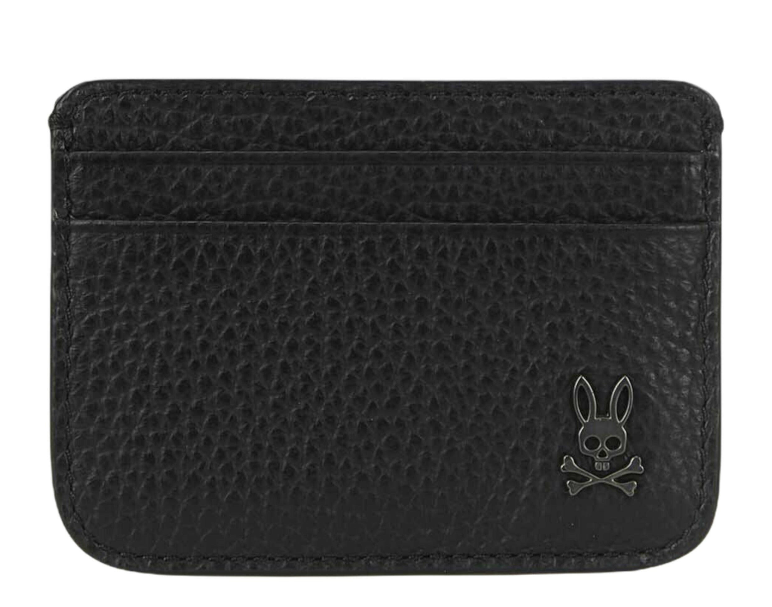 Psycho Bunny Leather Card Holder.