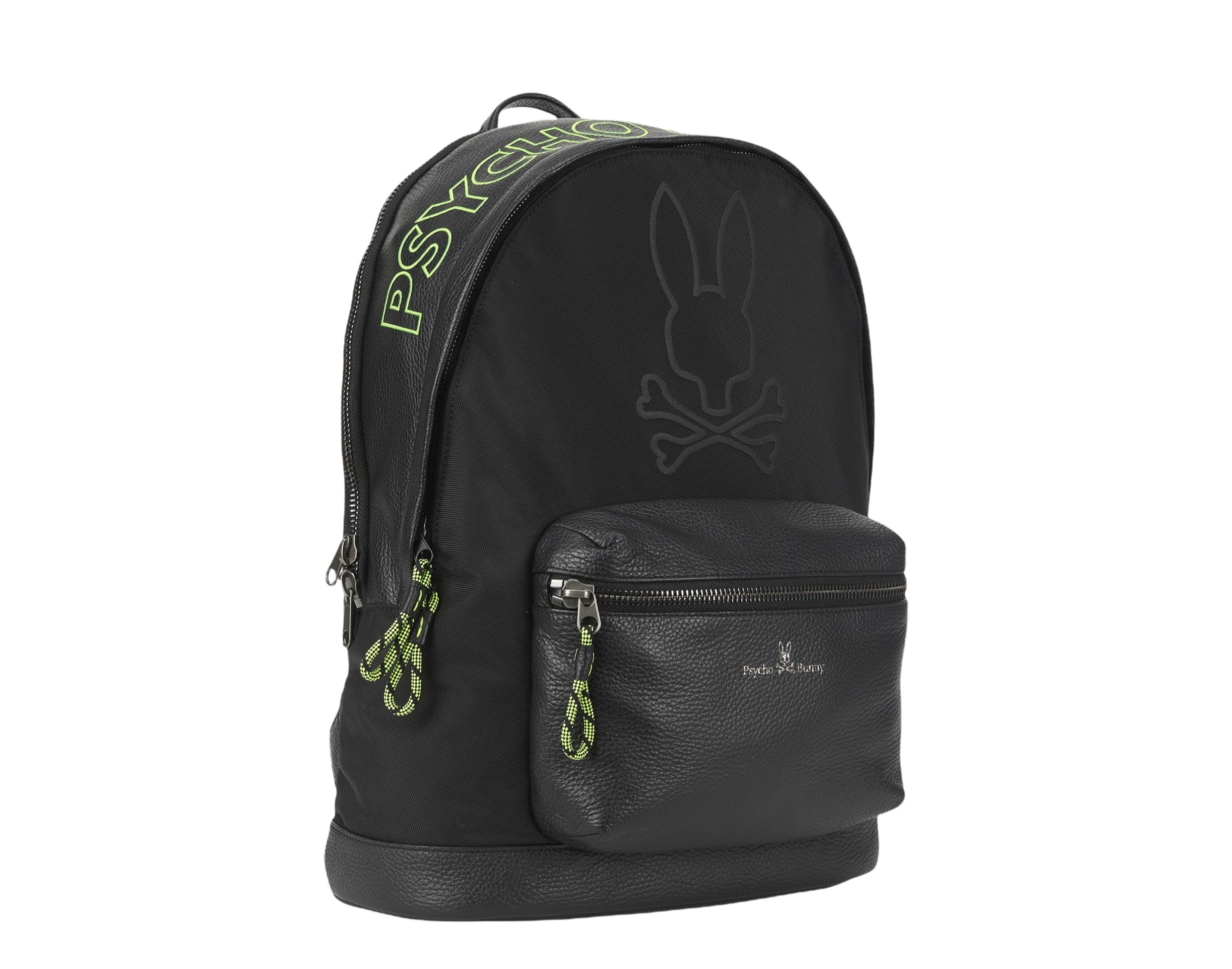 Psycho Bunny Leather Backpack
