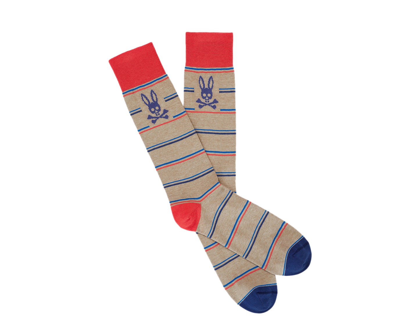 Psycho Bunny Mini Stripe Men's Socks