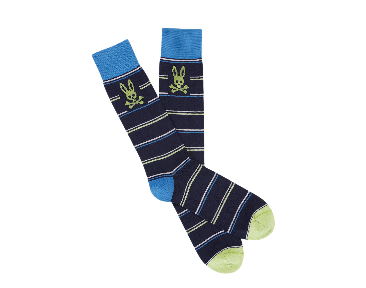 Psycho Bunny Mini Stripe Men's Socks