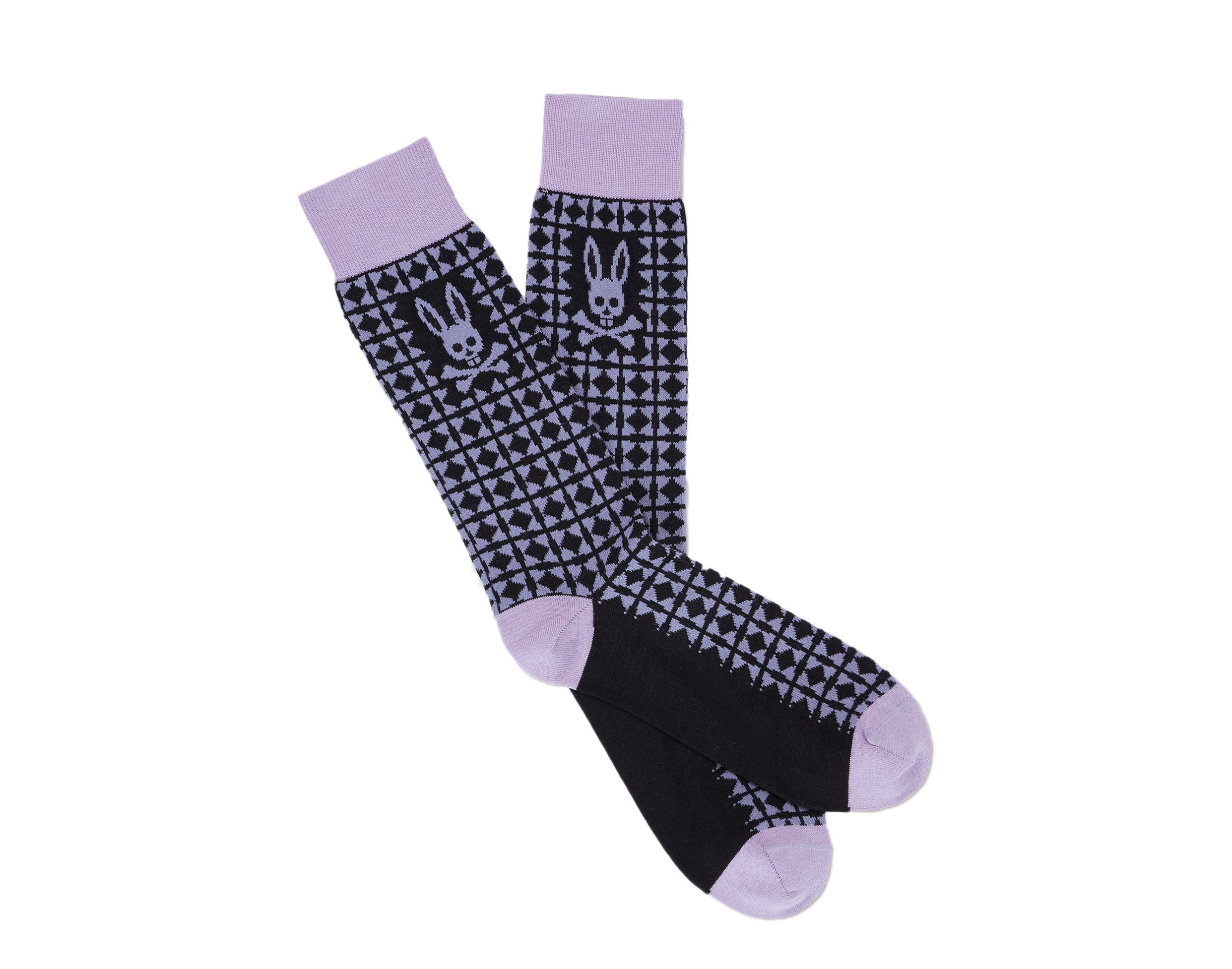 Psycho Bunny Art Deco Men's Sock