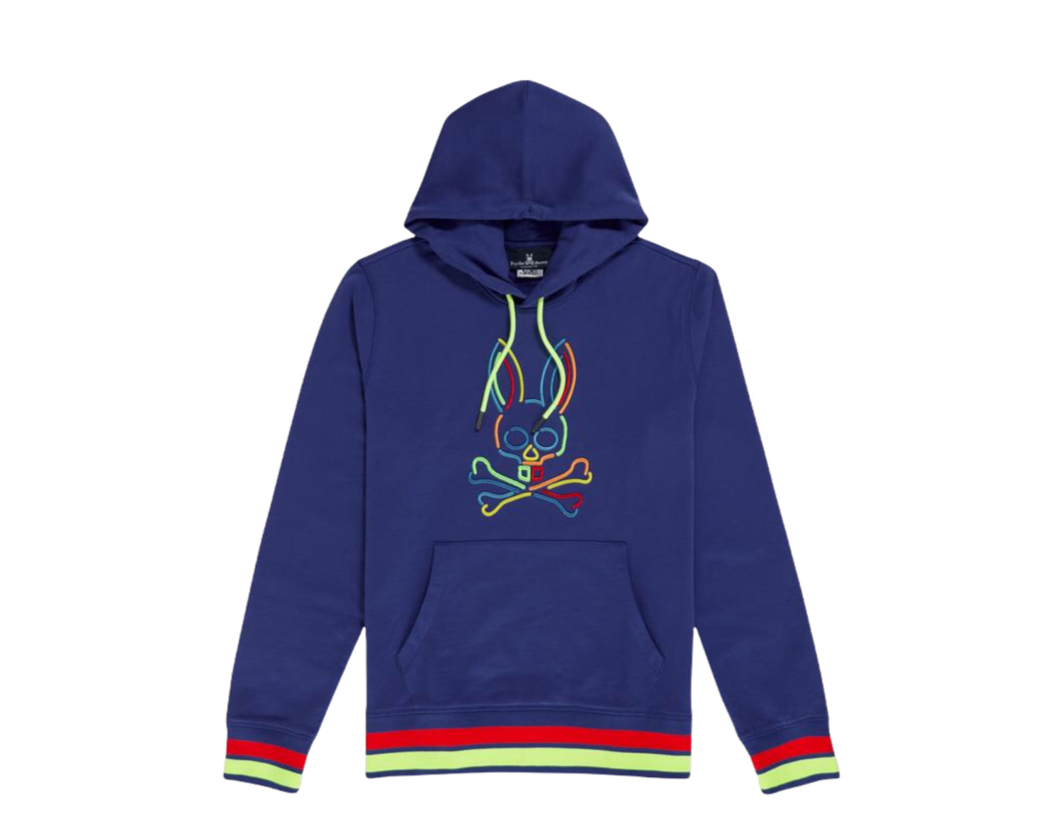 Psycho Bunny Barbon Neon Glow Men's Hoodie