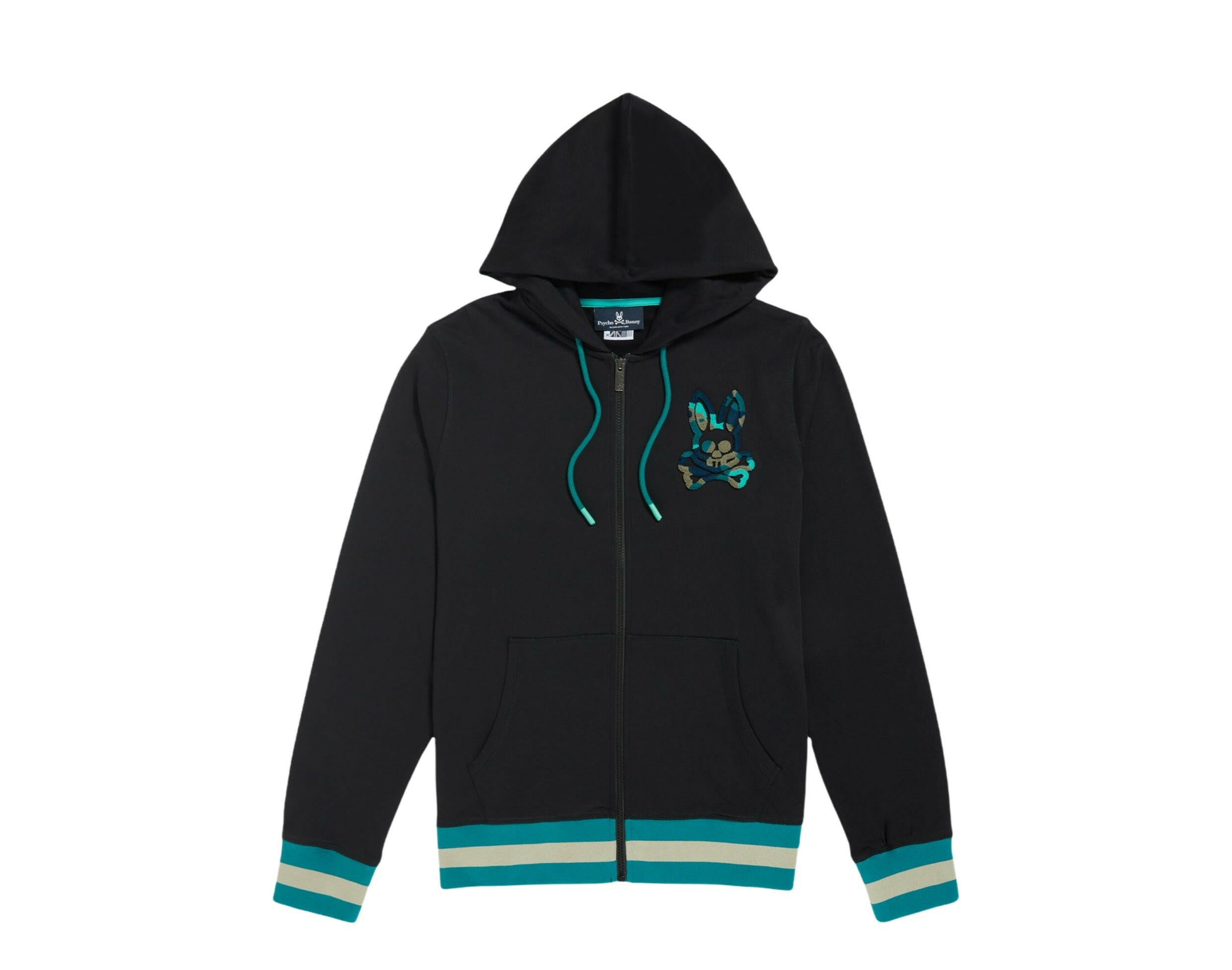 Psycho Bunny Howgate Camo Zip-Up Men's Hoodie.
