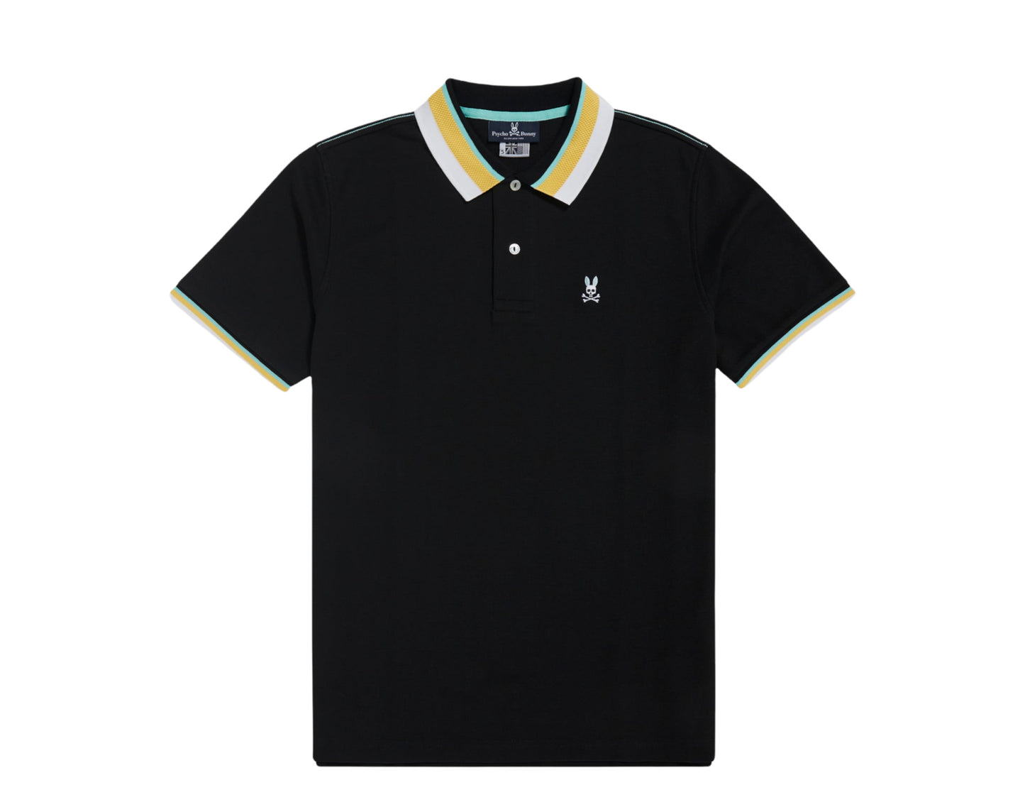 Psycho Bunny Oliver Neon Tipped Polo Men's Shirt