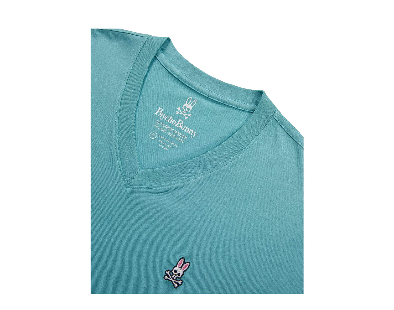Psycho Bunny Classic V-Neck Men's Tee Shirt