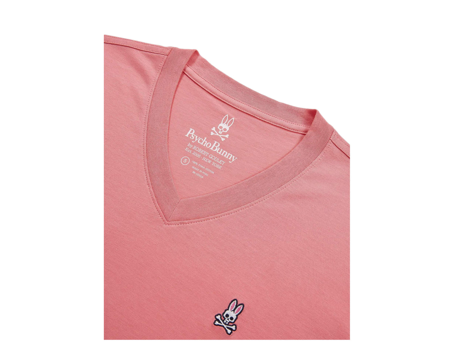 Psycho Bunny Classic V-Neck Men's Tee Shirt