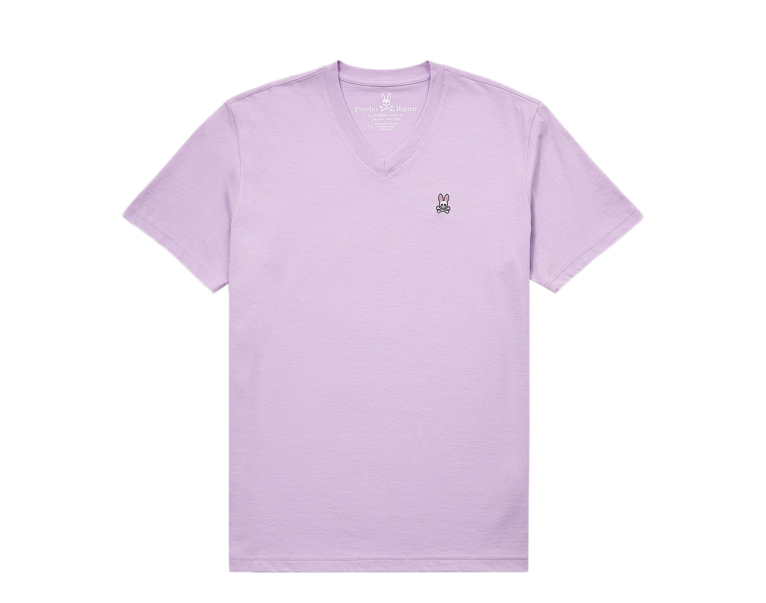 Psycho Bunny Classic V-Neck Men's Tee Shirt