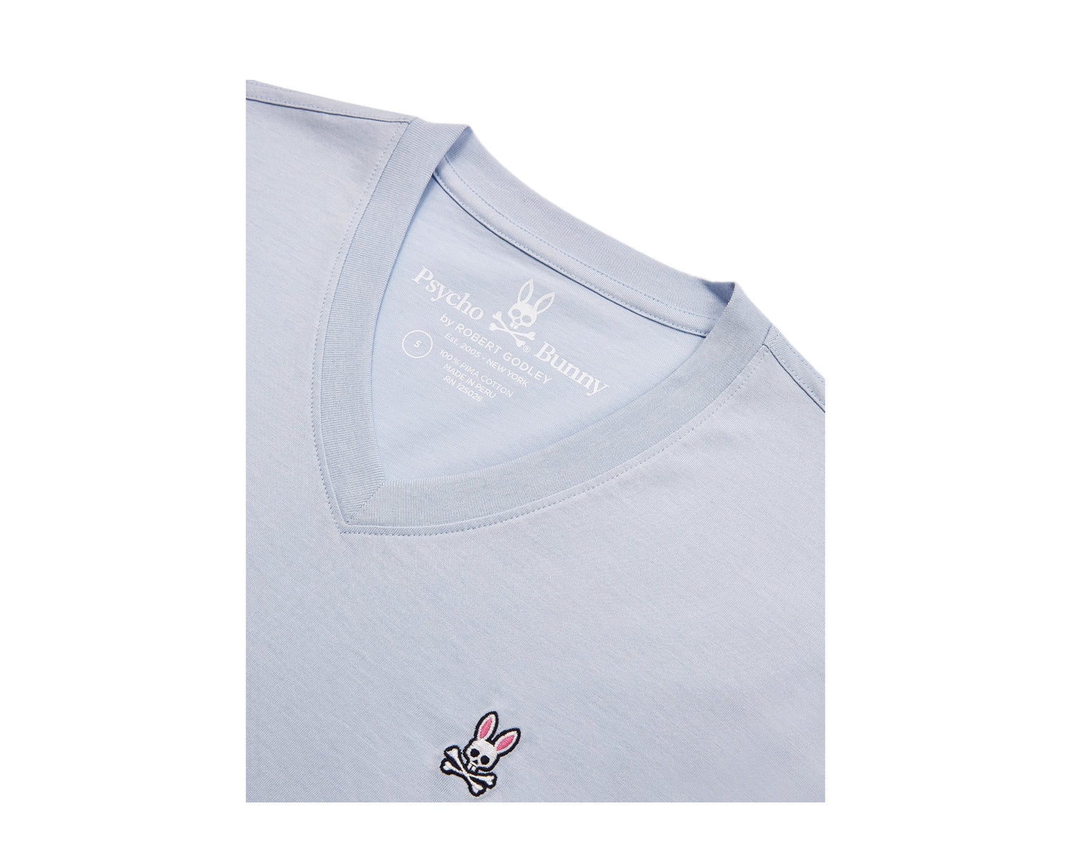 Psycho Bunny Classic V-Neck Men's Tee Shirt