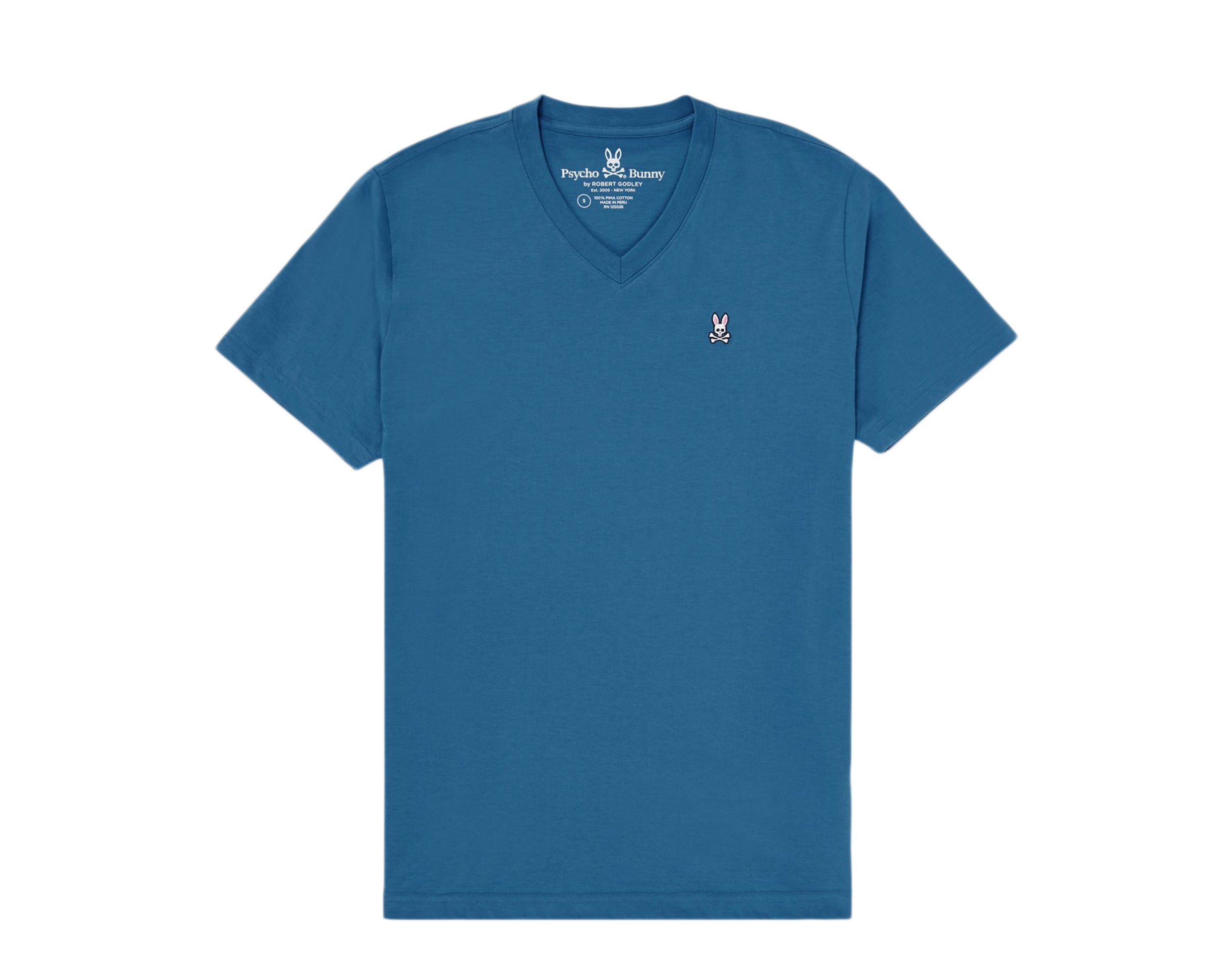 Psycho Bunny Classic V-Neck Men's Tee Shirt