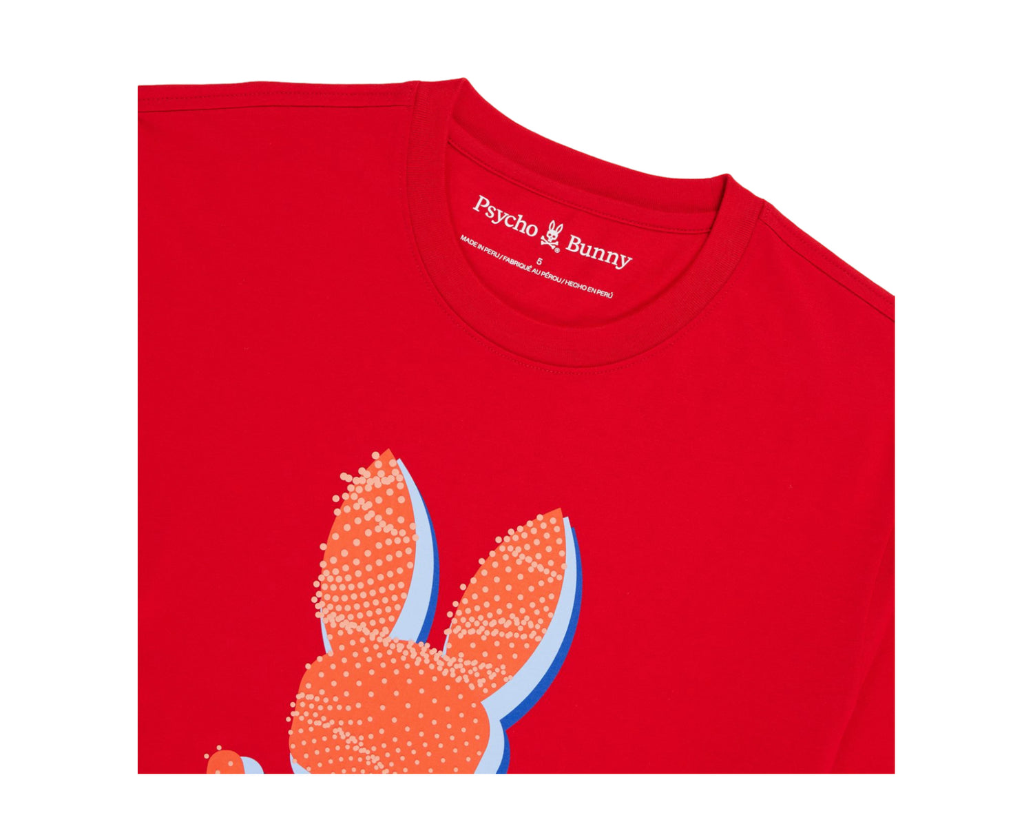 Psycho Bunny Elgin Graphic Puff Print Men's Tee Shirt