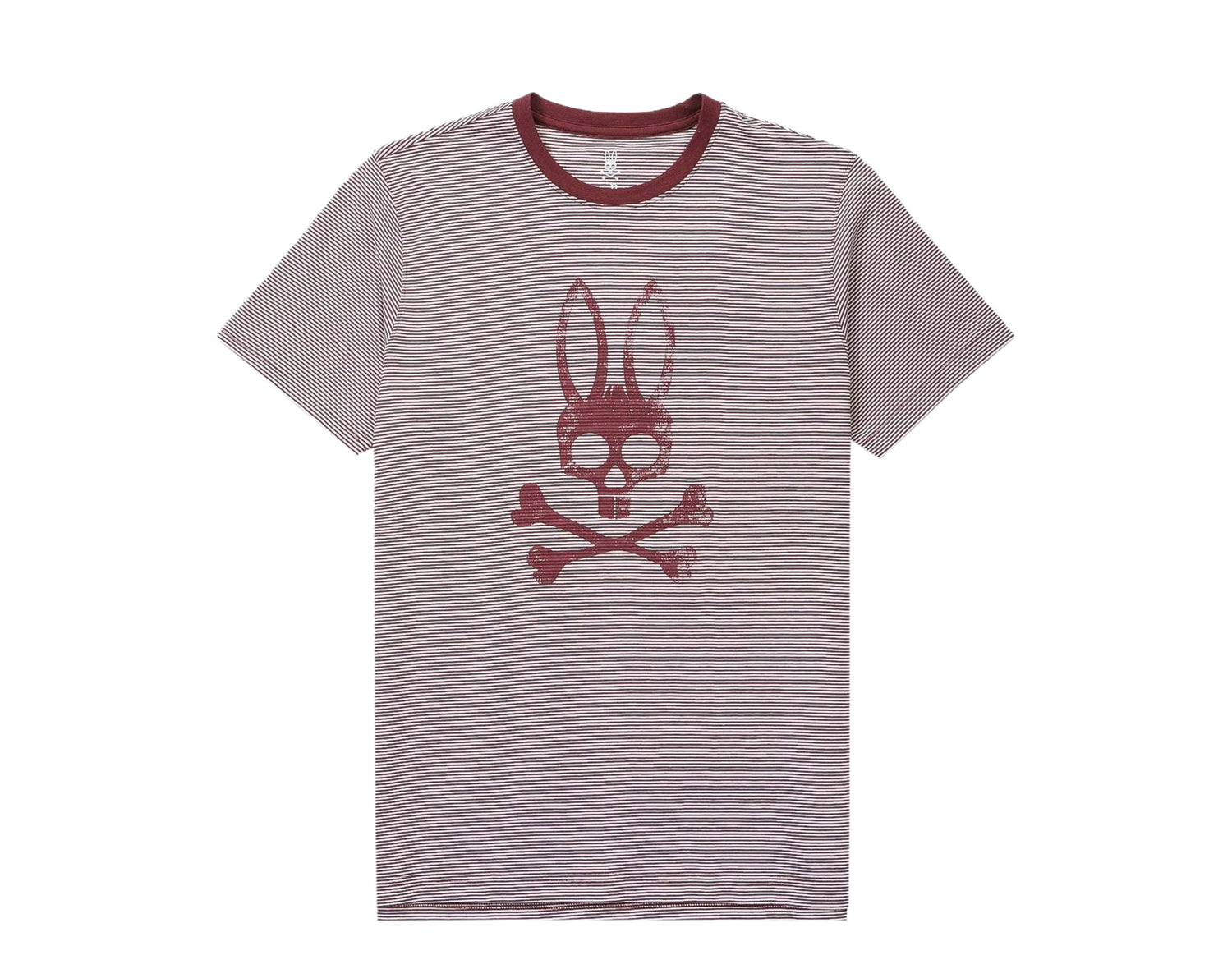 Psycho Bunny Micro Stripe Printed Men's Tee Shirt