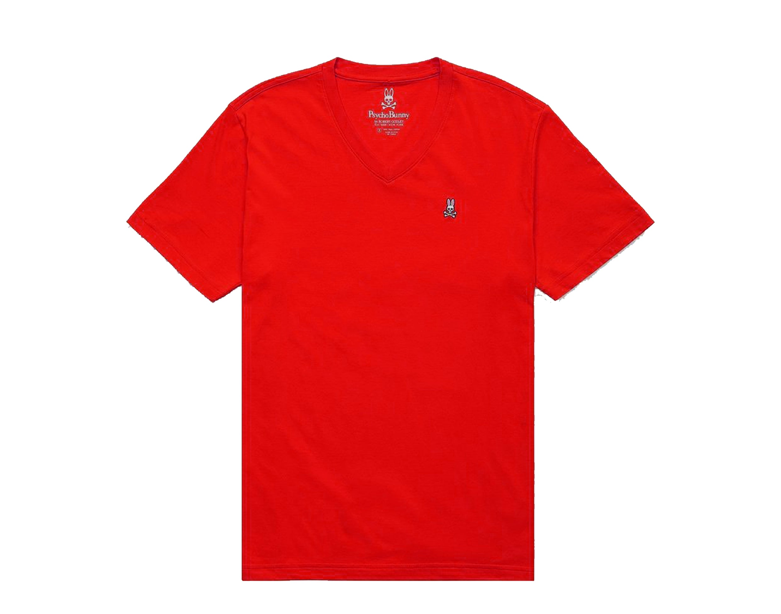 Psycho Bunny Classic V-Neck Men's Big and Tall Tee Shirt