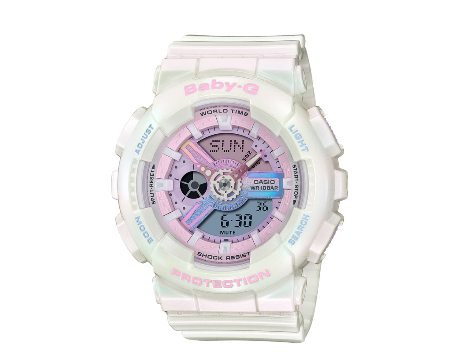 Casio G-Shock Baby-G BA110PL Pastel Analog Digital Resin Watch